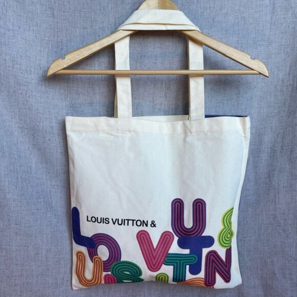 Louis Vuitton Limited Edition Canvas Eco Tote City Tote Purse Bag NEW!! - Picture 8 of 9